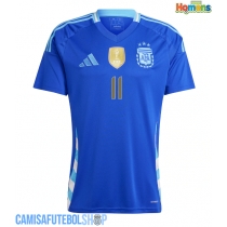 Camisa de time de futebol Argentina Angel Di Maria #11 Replicas 2º Equipamento Copa America 2024 Manga Curta